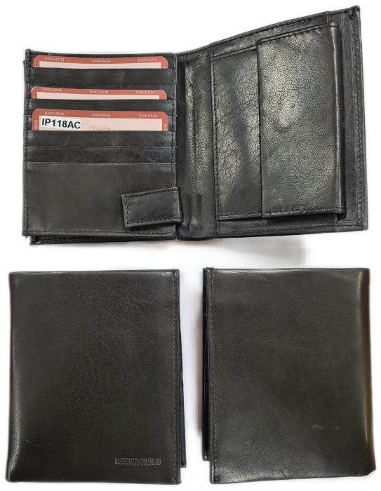 Portfel męski INSIGNIUM IP-118 CZARNY 