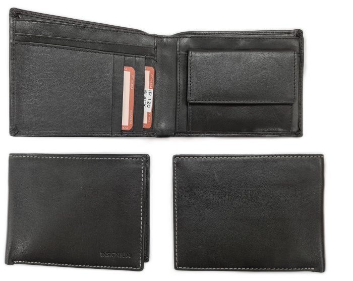 Portfel męski INSIGNIUM IP-120 CZARNY