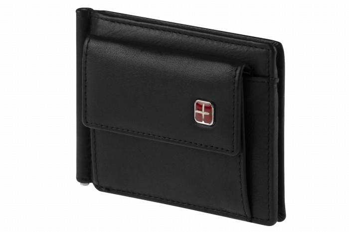 Portfel męski Skórzany Albatross MC01 Czarny 