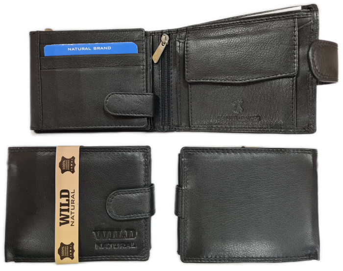 Portfel męski Skórzany Wild Natural 508X