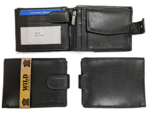 Portfel męski Skórzany Wild Natural 701X