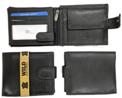 Portfel męski Skórzany Wild Natural 703X 