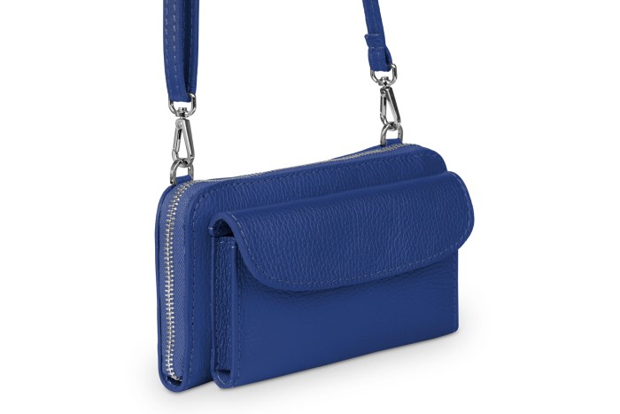 Torebka na telefon Skórzana na ramię Jeans