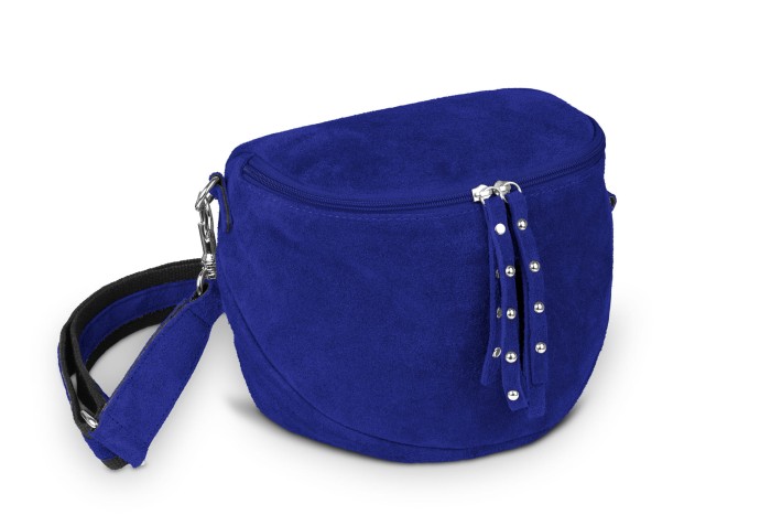 Torebka Skórzana Vera Pelle Misio Zamsz Chaber