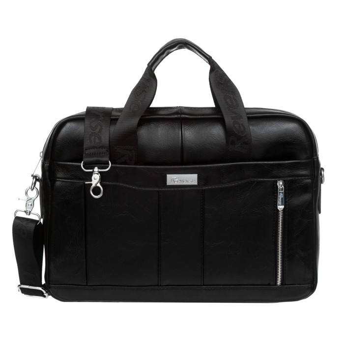 Torba Skórzana Reverse na Laptop 15.6 Czarna