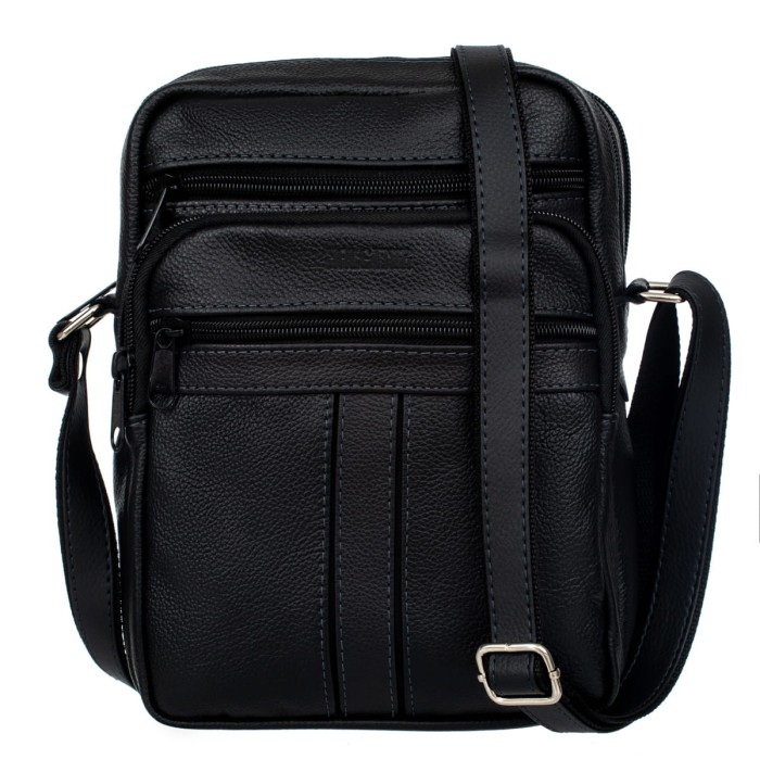 Torebka Męska Skórzana Kaletnik W322 Carbo