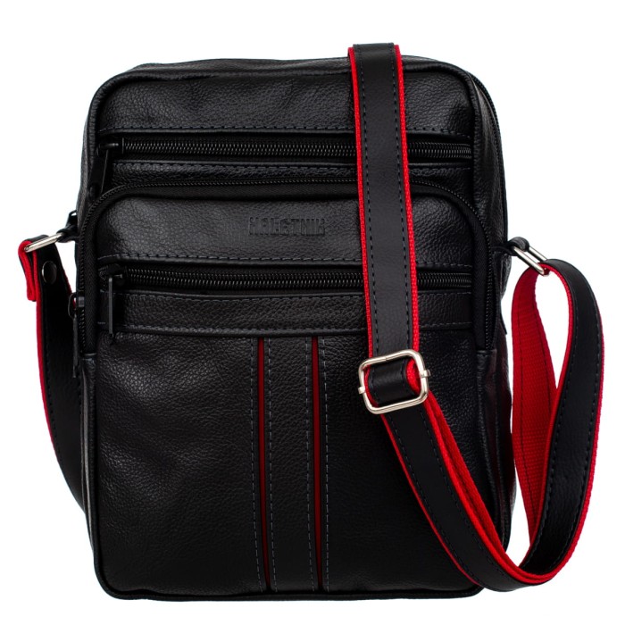 Torebka Męska Skórzana Kaletnik W322 Ognik