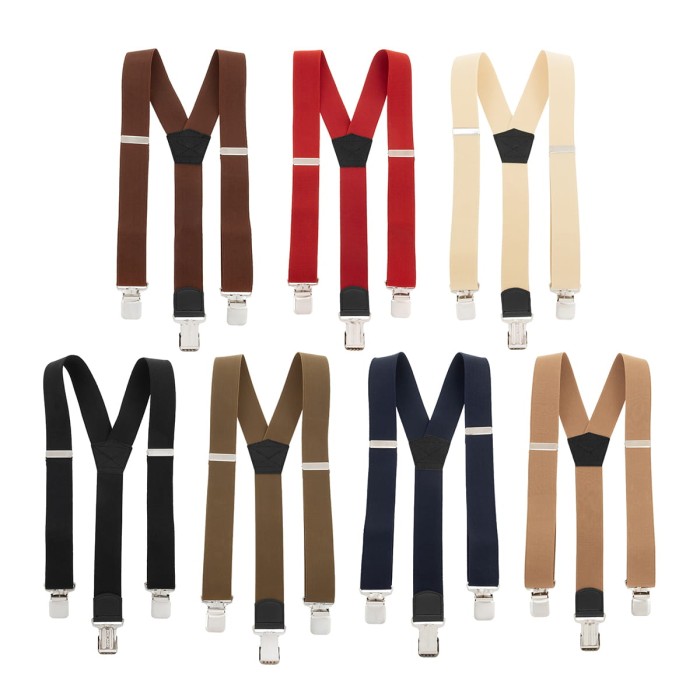 Szerokie Szelki 4 cm Topgal Y Gładkie PACZKA