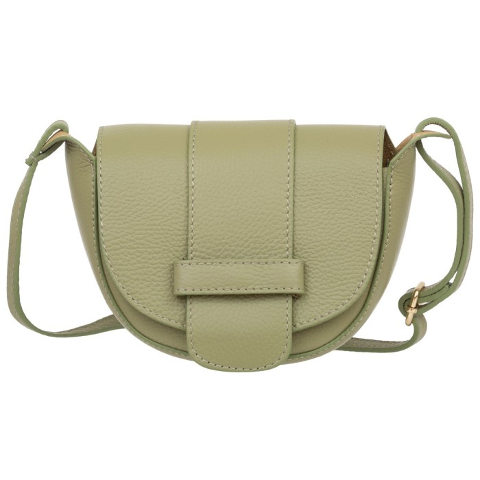 Mała Torebka Damska Skórzana Kaletnik Violo Oliwka