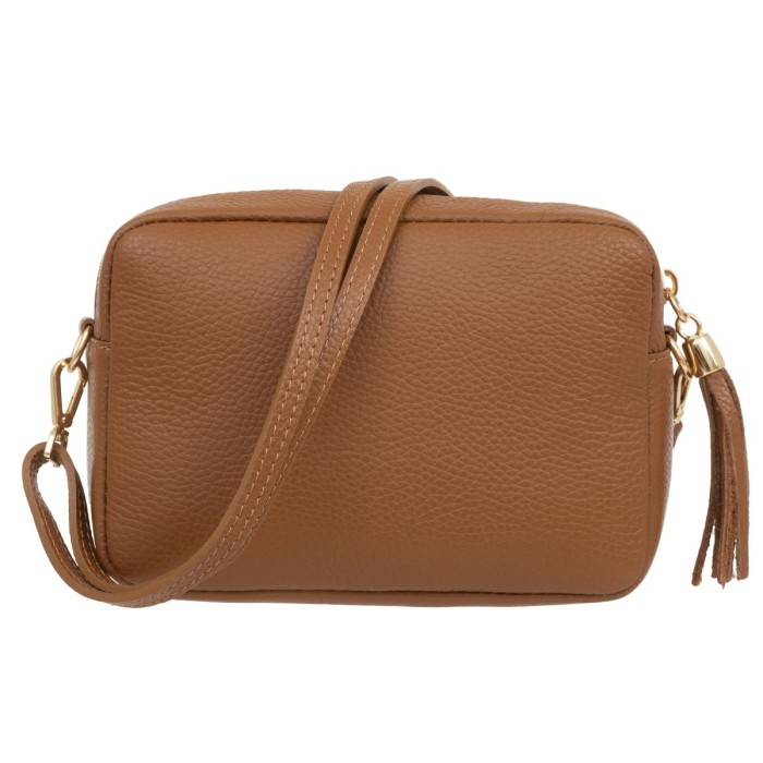 Torebka Skórzana Kuferek Kaletnik Balena Rudy