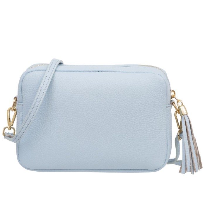 Torebka Skórzana Kuferek Kaletnik Balena Błękitny