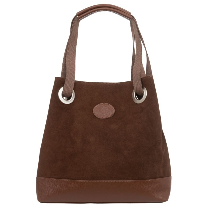 Torba Damska Skórzana Vera Pelle Borsa Brązowa