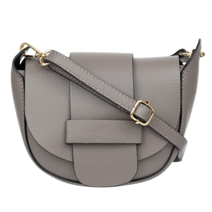 Mała Torebka Damska Skórzana Vera Pelle Violo Wisteria