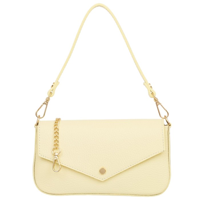 Kopertówka Skórzana Kaletnik Sera Żółta