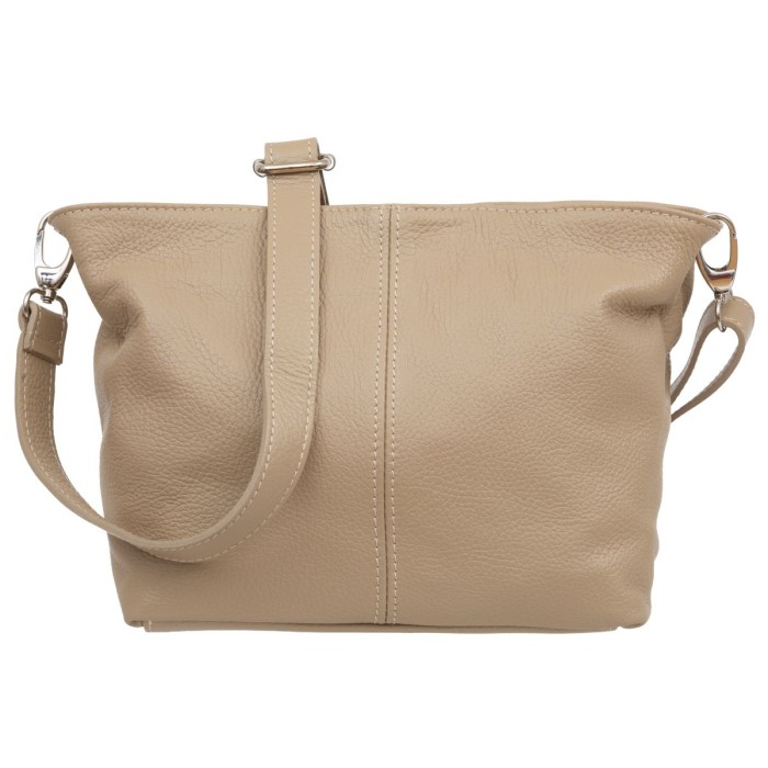 Torebka Damska Skórzana Kaletnik Sosia Beżowa