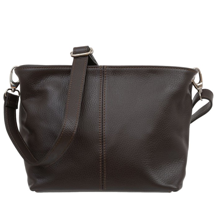 Torebka Damska Skórzana Kaletnik Sosia Choco