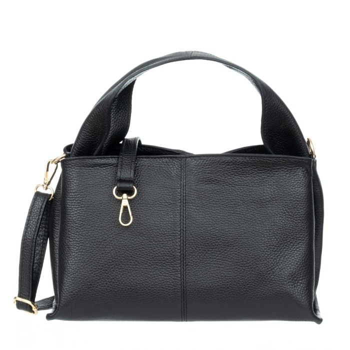 Torebka Damska Skórzana Vezze Vega Czarna