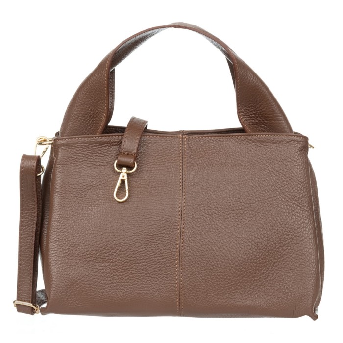 Torebka Damska Skórzana Vezze Vega Brązowa
