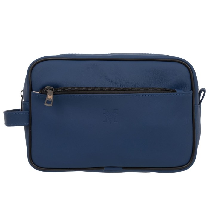 Duża Kosmetyczka Skórzana VerMari Riposa Jeans