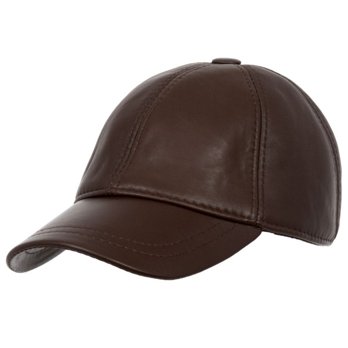 Czapka Skórzana Kaletnik Caput Choco